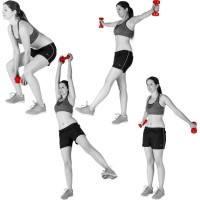 Виниловые гантели Movit 2 х 5 кг