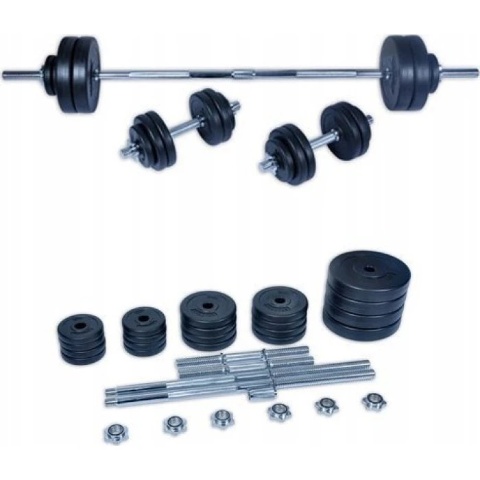 Гантелі зі штангою SPARTAN 50 кг