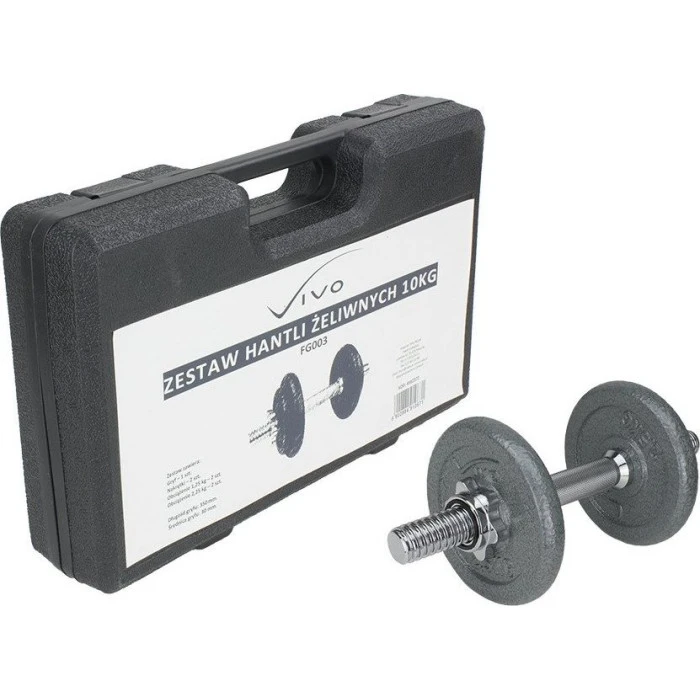 Гантель Vivo FG003 чугун 1 х 10 кг