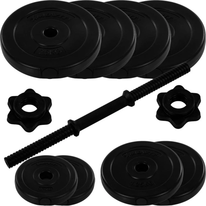 Гантель Movit битумный 1 х 15 кг