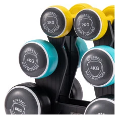 Гантели виниловые Body Sculpture BW 108DT, 24 кг