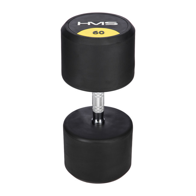 Гантель прорезиненная HMS HG PRO, 60 кг