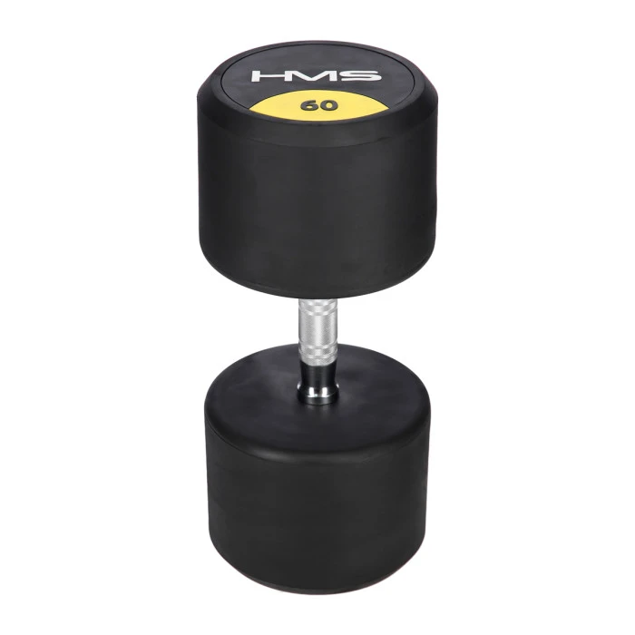 Гантель прорезиненная HMS HG PRO, 60 кг