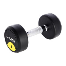 Гантель прогумована HMS HG PRO, 6 кг