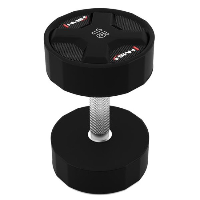 Гантель стальная HMS HPC, 15 кг