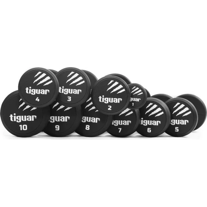 Гантели Tiguar TI-WH0002 прорезиненные 10x