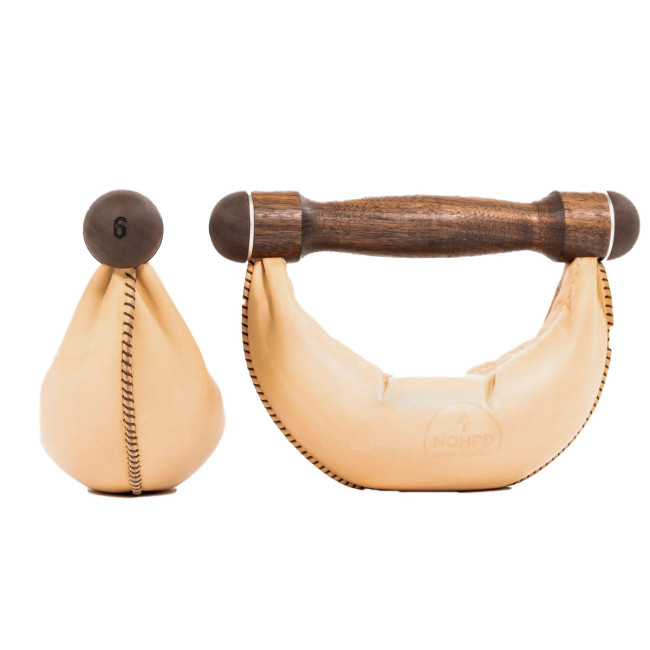 Гантелі NOHRD SwingBell Горіх 2 х 6 кг