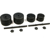 Гантели физические JG77476 битумные 2 х 15 кг