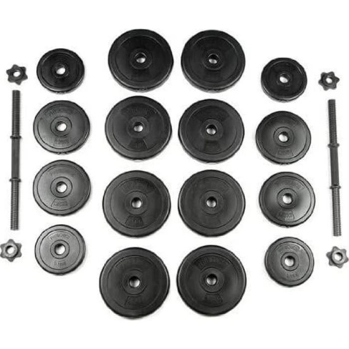 Гантели физические JG77476 битумные 2 х 15 кг