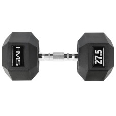 Гантель шестигранна HMS HEX PRO, 27,5 кг