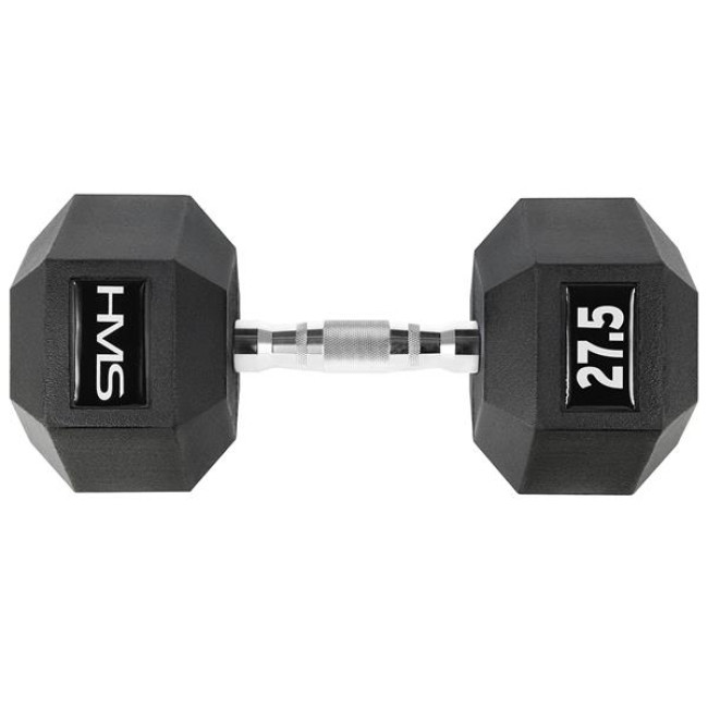 Гантель шестигранна HMS HEX PRO, 27,5 кг