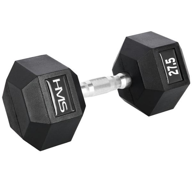 Гантель шестигранна HMS HEX PRO, 27,5 кг