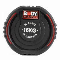 Гантель стальная Body Sculpture TPU BW 133, 16 кг