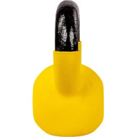 Гиря прорезиненная Movit 4 кг, желтая