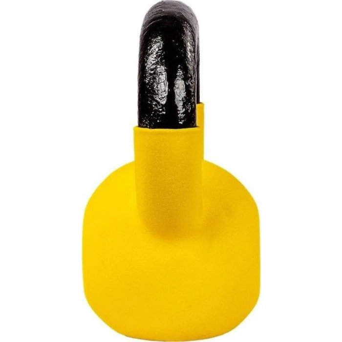 Гиря прорезиненная Movit 4 кг, желтая