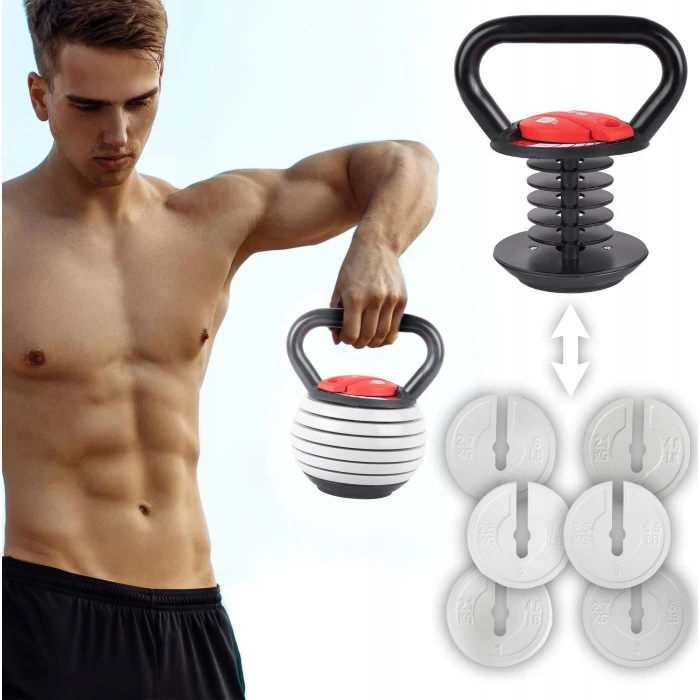 Гиря розбірна чавунна Fit4Med 3,5-18,1 кг