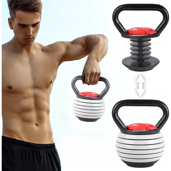 Гиря розбірна чавунна Fit4Med 3,5-18,1 кг