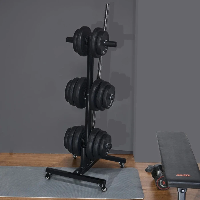 Стойка для штанг VEVOR, черный