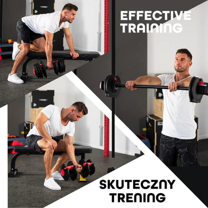 Набор с гантелями 2в1 40 кг. HMS SGR40 PRO SET