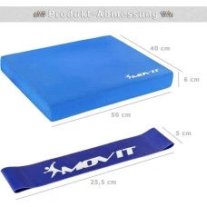 Подушка Movit Balance с резинкой – голубая.