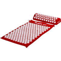 Килимок для точкового масажу Movit з подушкою 75 x 44 см, червоний