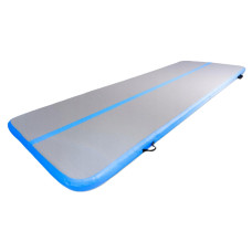 Надувной гимнастический коврик Airtrack Spartan Air Matte 300x100x10 см синий