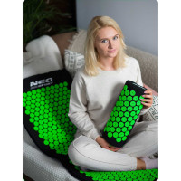 Акупунктурный коврик Neo-Sport NS-901 черно-зеленый