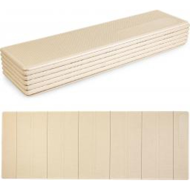 Килимок для фітнесу складний Spokey LUCY 180 cm x 60 cm x 0.6 cm - бежевий