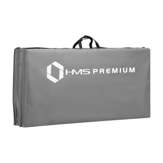 Гимнастический раскладной коврик 2400х1200мм HMS PREMIUM MGS01 серый