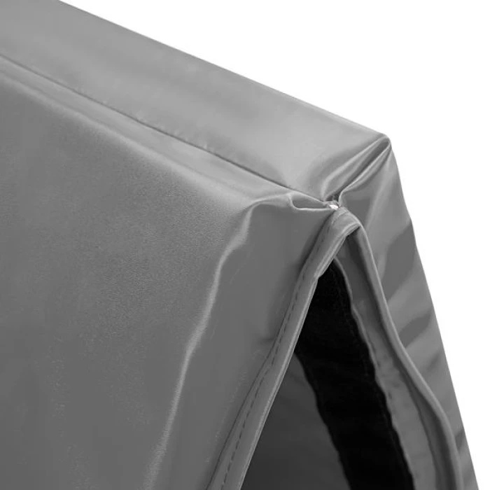 Гимнастический раскладной коврик 2400х1200мм HMS PREMIUM MGS01 серый