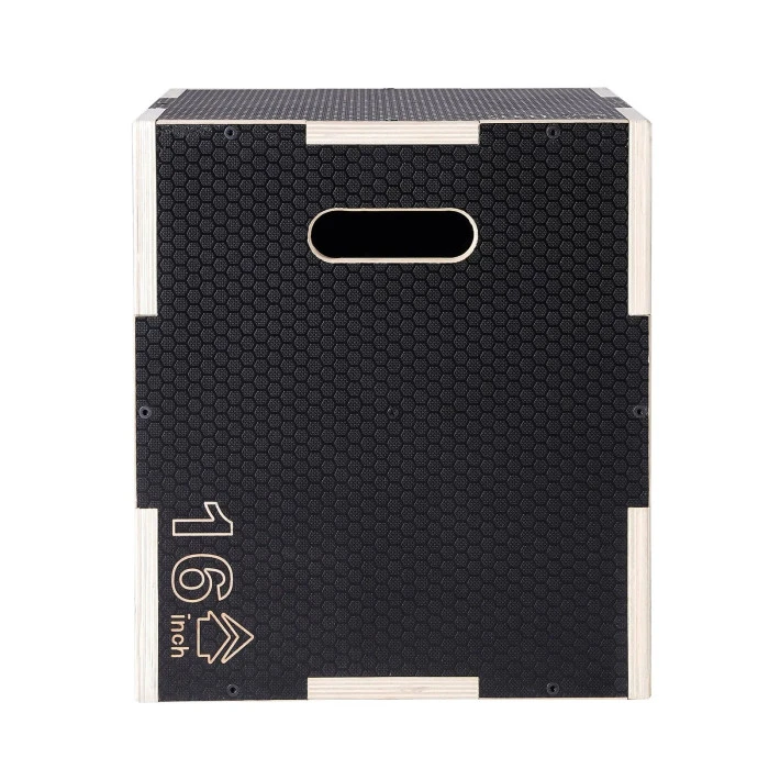 Плиометрический бокс VEVOR 20/18/16 дюймов, черный