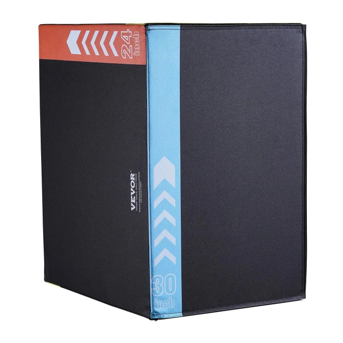 Плиометрический бокс VEVOR 30/24/20 дюймов, разноцветный.