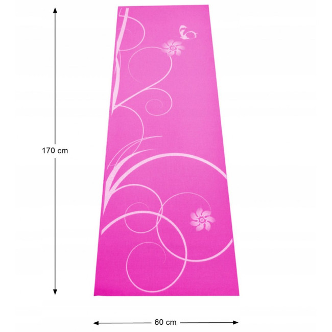 Коврик для йоги SPARTAN Pink 170 x 60 см – розовый