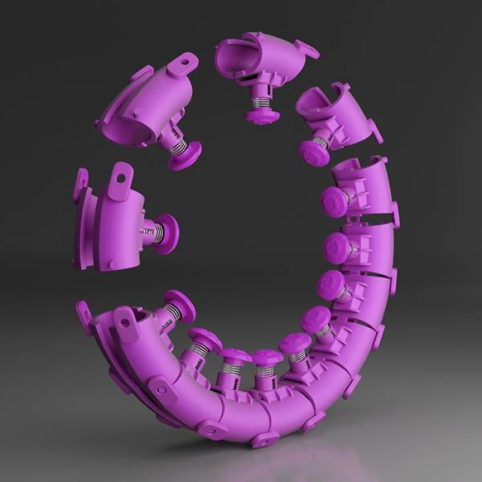 Обруч большого размера с весом HMS HHW12 фиолетовый