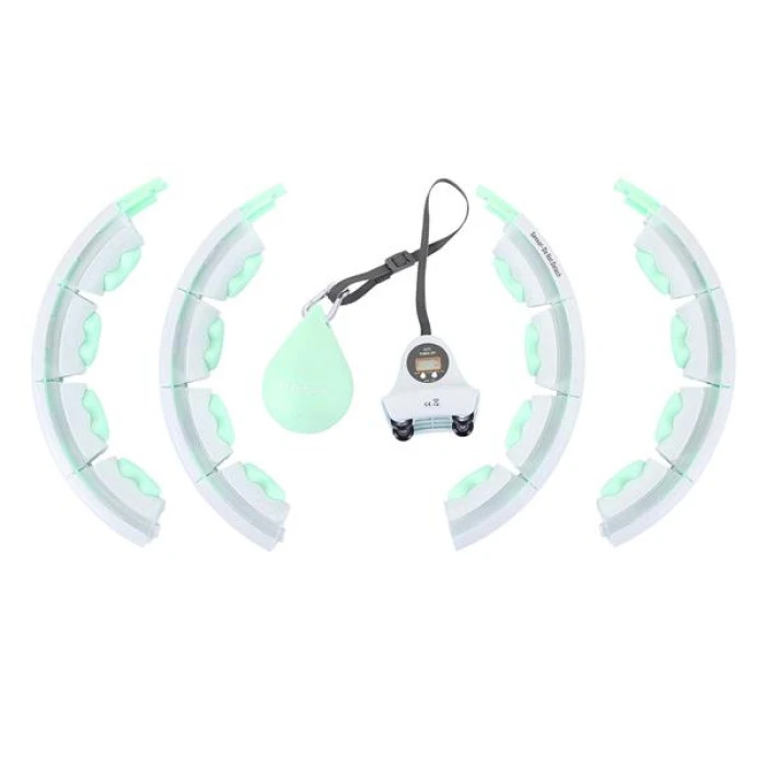 Хула-хуп HMS HHW06 з лічильником, навантаженням та поясом для схуднення BR163, м'ятний