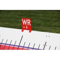 Метка мирового рекорда WR для указателя расстояния Polanik WR17-S283