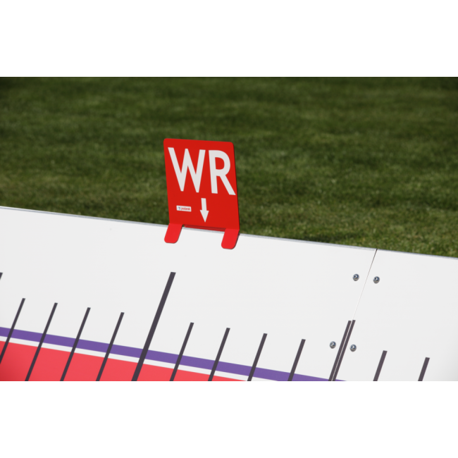 Метка мирового рекорда WR для указателя расстояния Polanik WR17-S283
