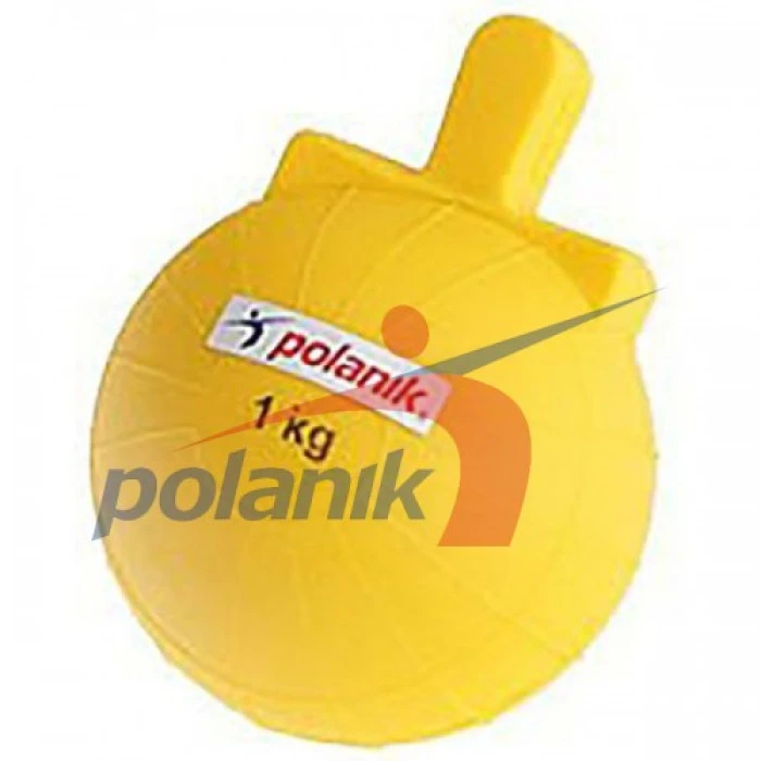 Мяч для метания копья Polanik 1 кг с ручкой