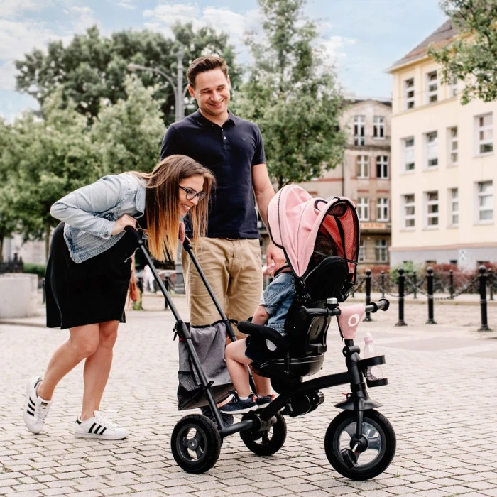 Детский велосипед Lionelo TRIS CANDY ROSE/GREY