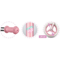 Біговел Ricokids Fun Adventure 12" рожевий