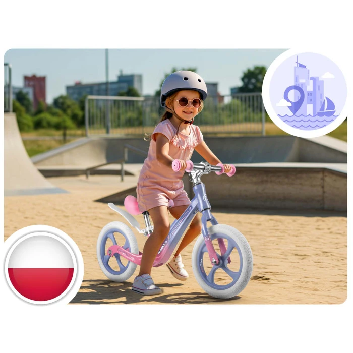 Біговел Ricokids FUNNU бузково-рожевий