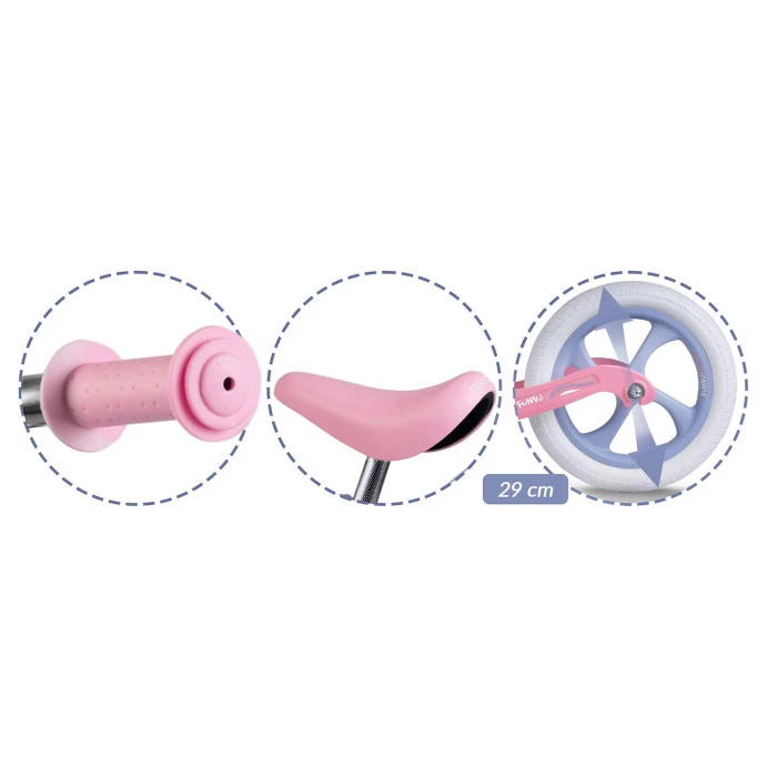 Біговел Ricokids FUNNU бузково-рожевий