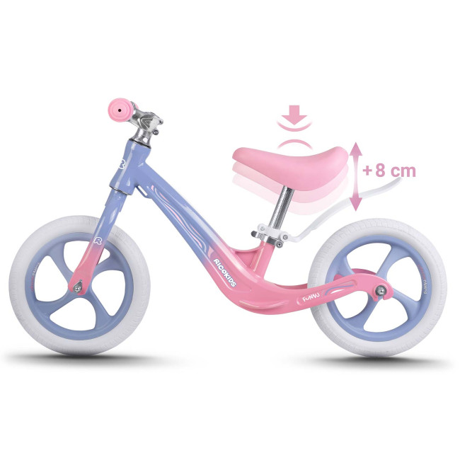 Биговел Ricokids FUNNU сиренево-розовый