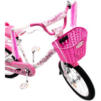 Детский велосипед Vivo FLOWER 16 бело-розовый