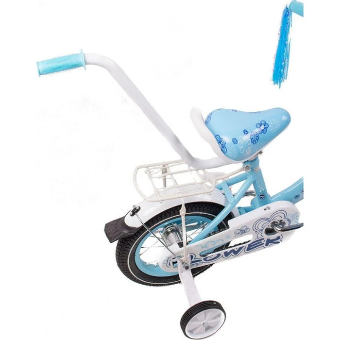 Дитячий велосипед Vivo FLOWER 12 синьо-білий