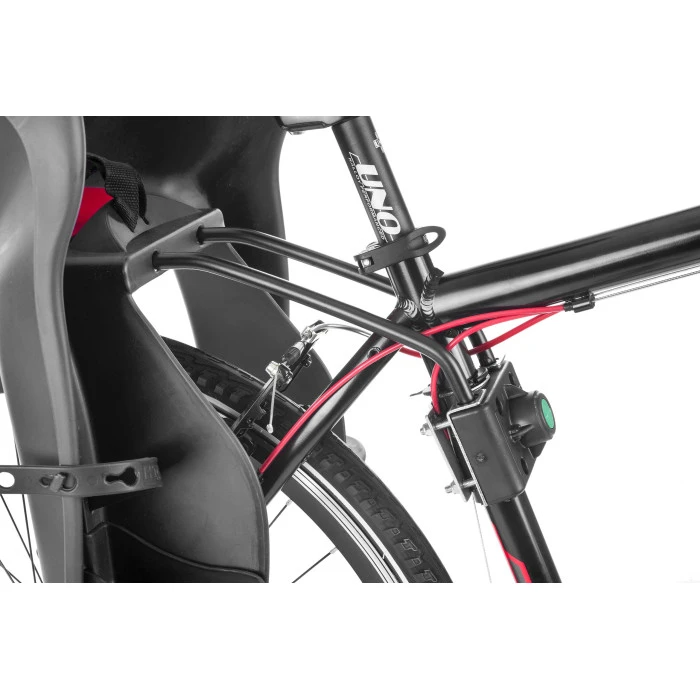 Дитяче велокрісло ELIBAS - 26"-28" - темно-сіре