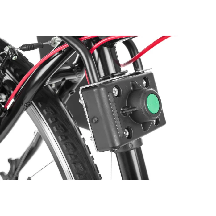 Дитяче велокрісло ELIBAS - 26"-28" - темно-сіре