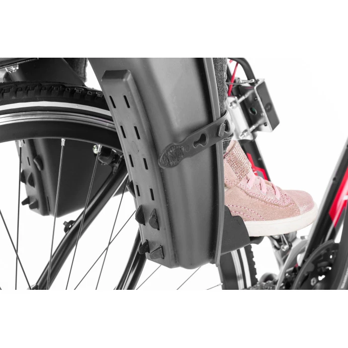 Дитяче велокрісло ELIBAS - 26"-28" - темно-сіре