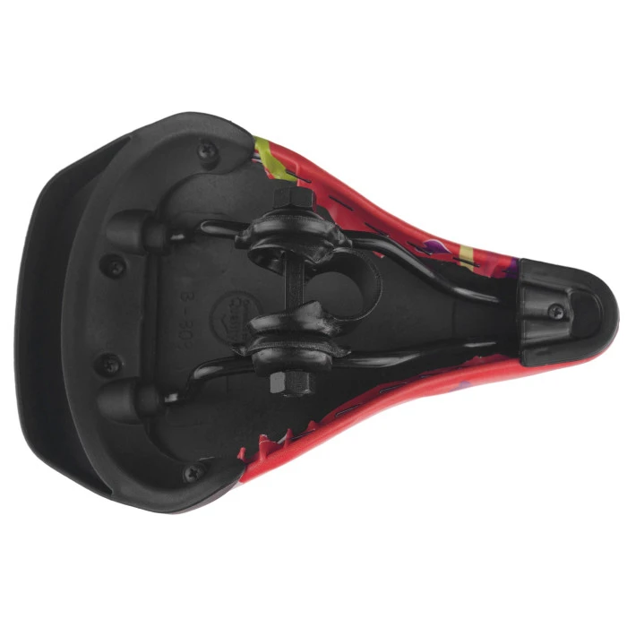 Сідло дитяче 16/20 SM-303 червоне / лицар / + кокетка