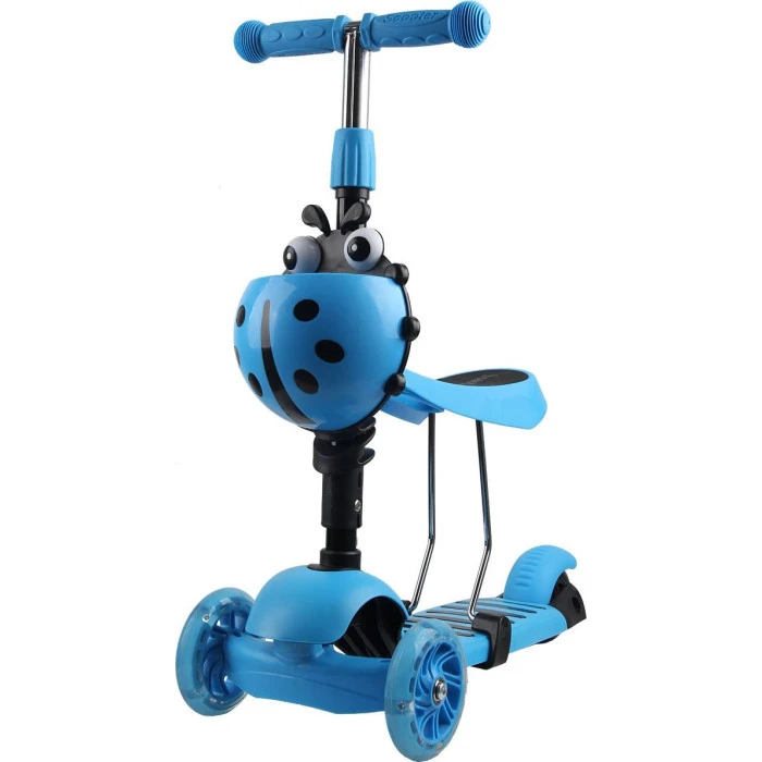Самокат детский трехколесный Enero Божья коровка